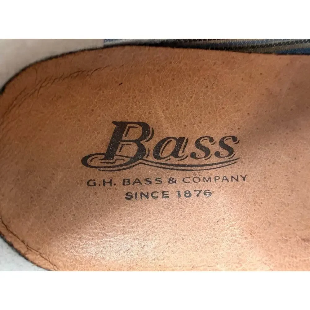 G.H. Bass Howell Men's 8.5 M Brown Leather Tassel Loafers Slip On Shoes